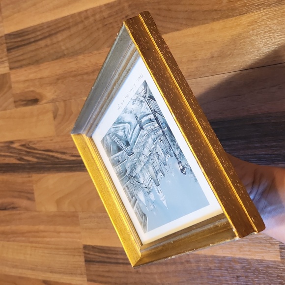 Vintage Framed Print Paris Le Sacré Coeur Et Les Vignes by Maurice Legendre - Picture 7 of 11